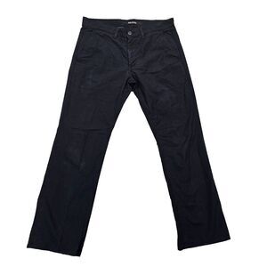 Big Star Industry Mens Straight Leg Chino Pants 32S Dark Navy Flat Front Pockets